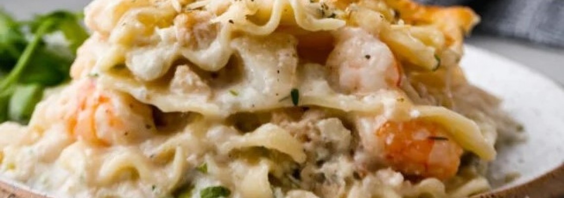 New Recipe - Seafood Lasagna New Recipe - Seafood Lasagna