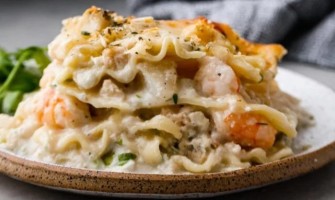 New Recipe - Seafood Lasagna New Recipe - Seafood Lasagna